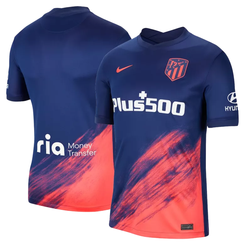 Atletico Madrid Away Jerseys Kit 2021/22 - vstockx
