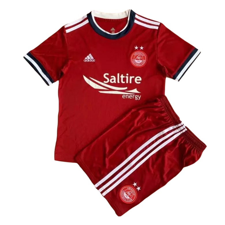 Aberdeen Home Kids Soccer Jerseys Kit 2021/22 - vstockx