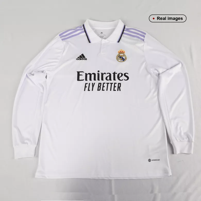 ALABA #4 Real Madrid Home Long Sleeve Soccer Jersey 2022/23 - vstockx