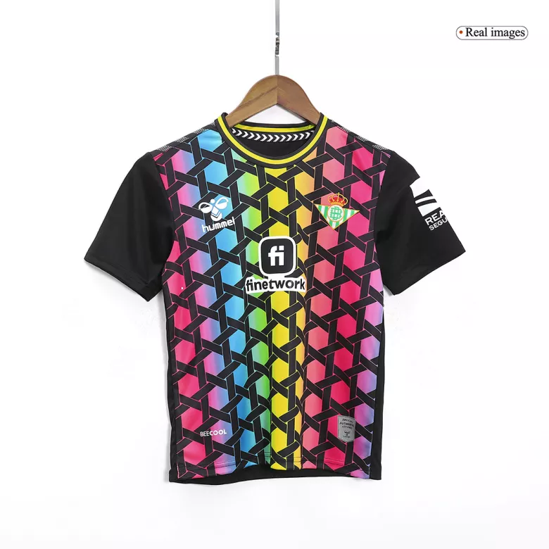 Real Betis Goalkeeper Kids Soccer Jerseys Kit 2023/24 - vstockx