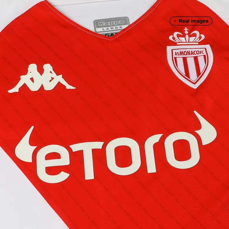 AS Monaco FC Home Soccer Jersey 2022/23 - vstockx