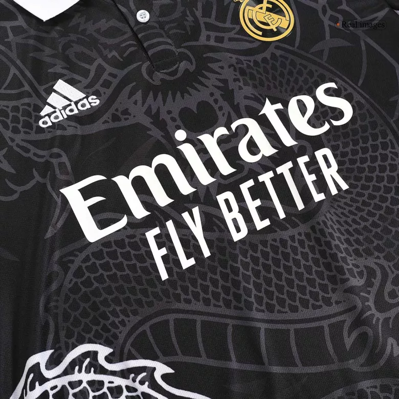 Real Madrid x Chinese Dragon Soccer Jersey 2023/24 ��black�� - vstockx