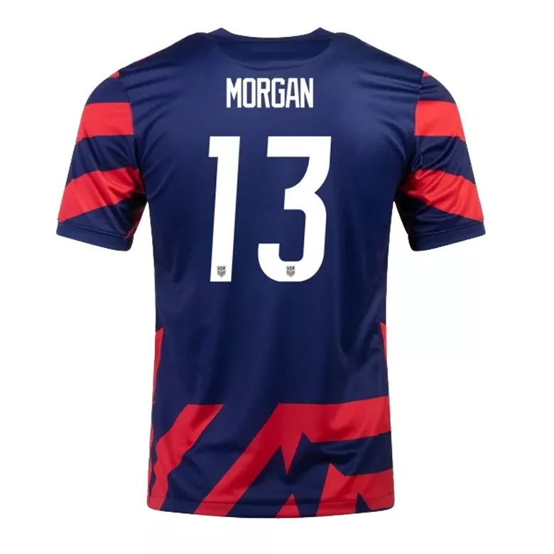 MORGAN #13 USA Away Soccer Jersey 2021/22 - vstockx