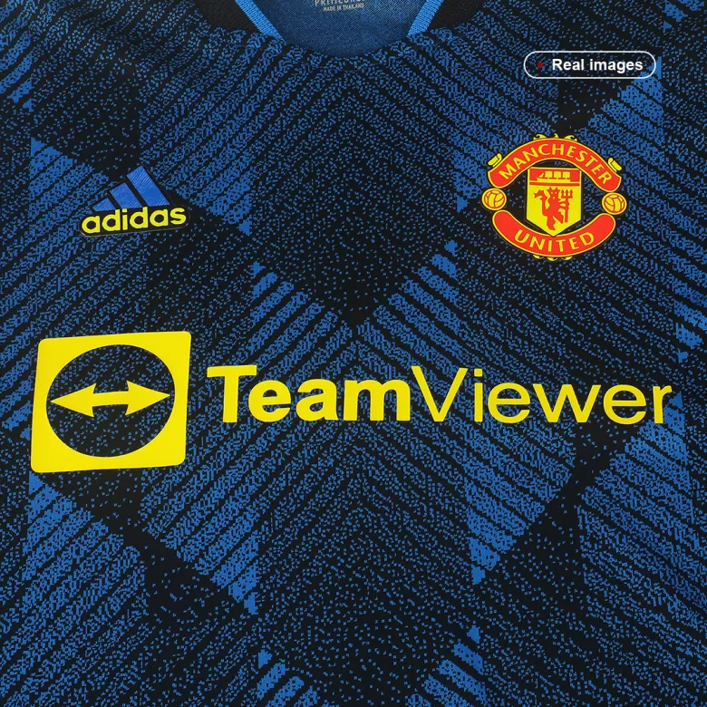 Authentic Manchester United Third Away Long Sleeve Soccer Jersey 2021/22 - vstockx