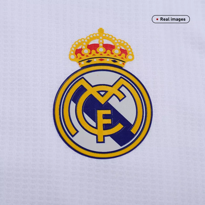 Real Madrid Home Long Sleeve Soccer Jersey 2015/16 - vstockx
