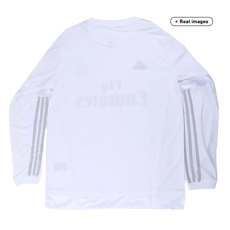 Real Madrid Home Long Sleeve Soccer Jersey 2015/16 - vstockx