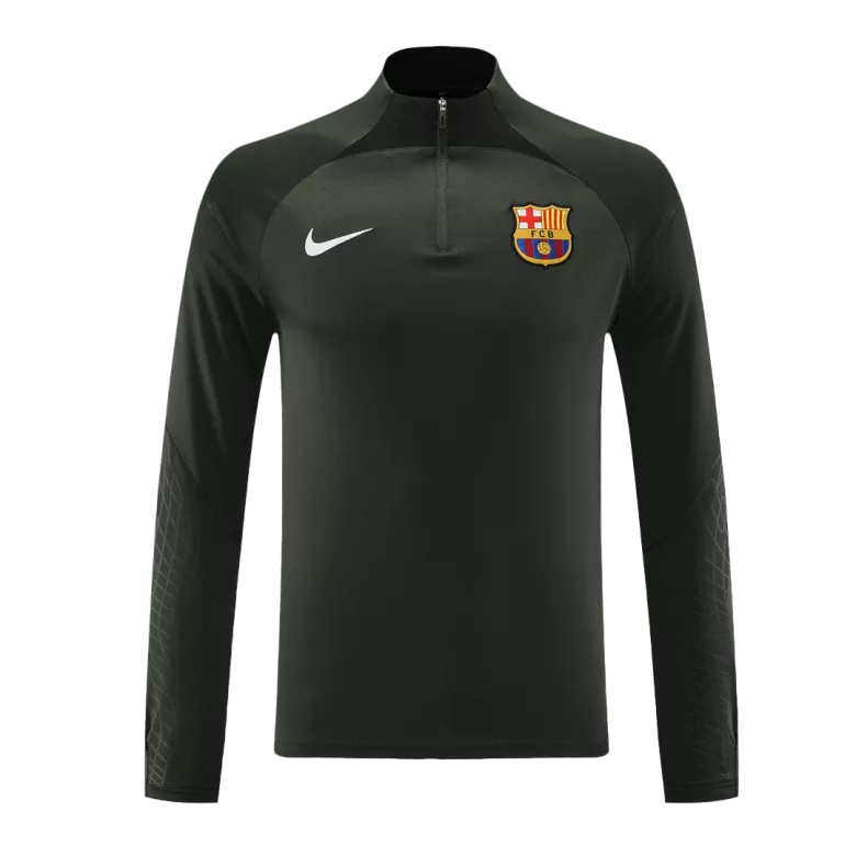 Barcelona 1/4 Zip Tracksuit 2023/24 Dark Green - vstockx