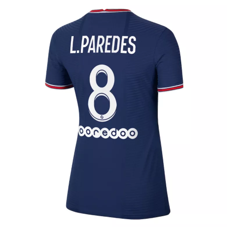PAREDES #8 PSG Home Soccer Jersey 2021/22 Women - vstockx
