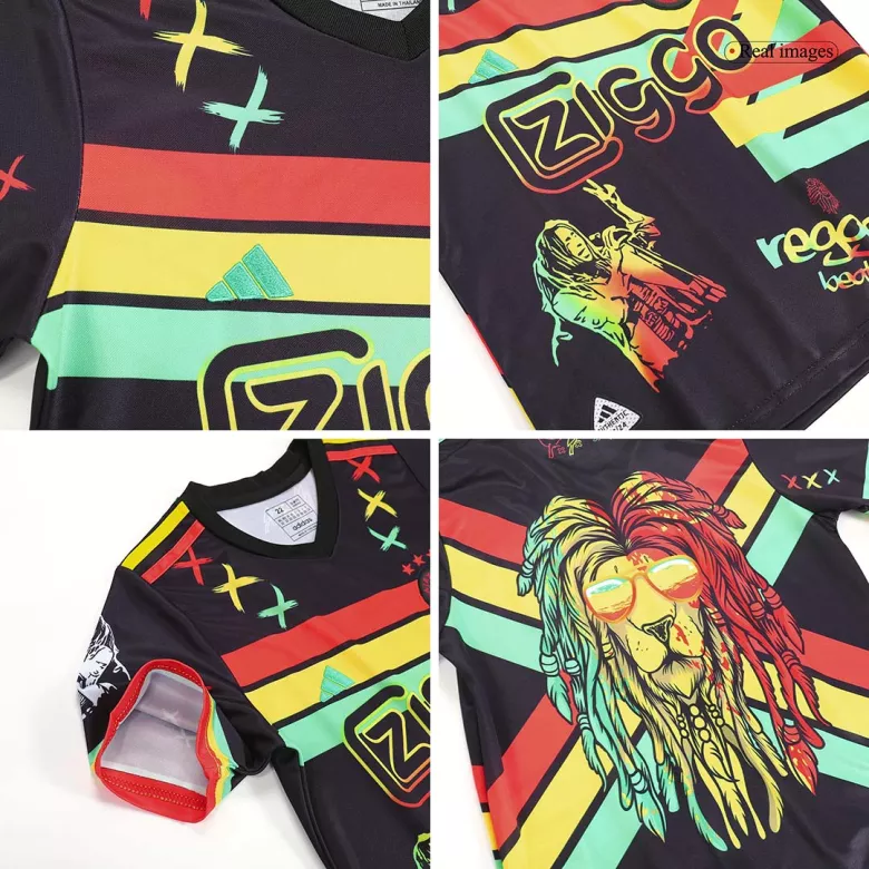 Ajax x Bob Marley Kids Soccer Jerseys Kit 2023/24 - vstockx