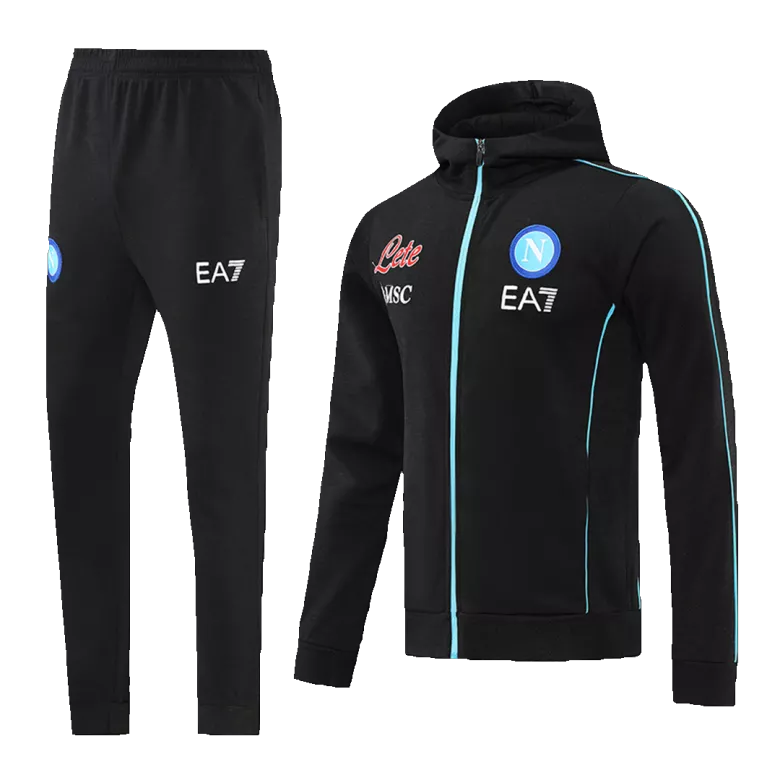 Napoli Hoodie Tracksuit 2022/23 Black - vstockx