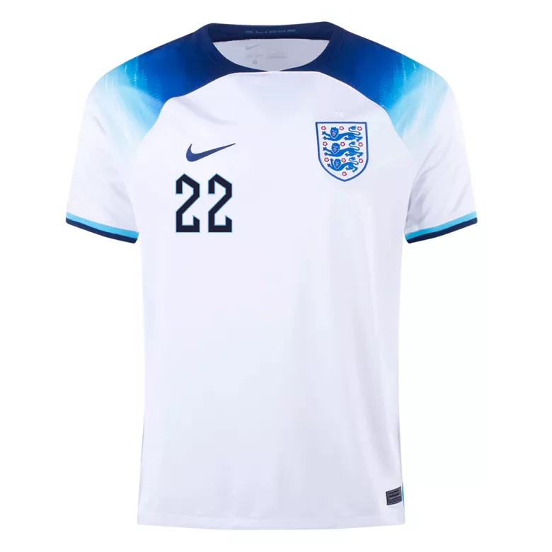 BELLINGHAM #22 England Home Jersey World Cup 2022 - vstockx