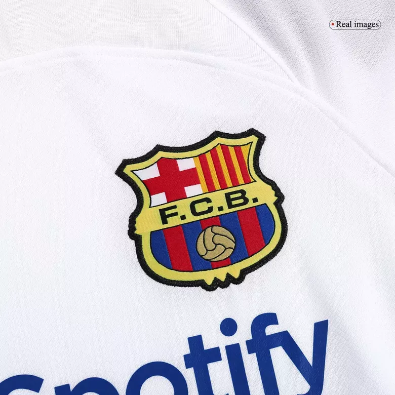 Barcelona Away Long Sleeve Soccer Jersey 2023/24 - vstockx