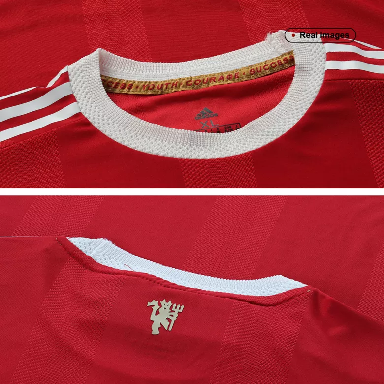Authentic Manchester United Home Long Sleeve Soccer Jersey 2021/22 - vstockx