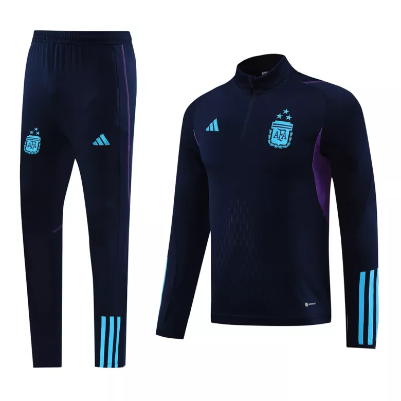 Argentina 1/4 Zip Tracksuit 2023/24 Navy - vstockx