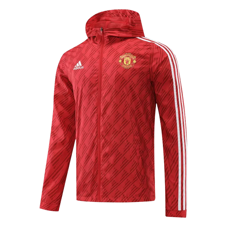 Manchester United Windbreaker Hoodie Jacket 22/23 - vstockx