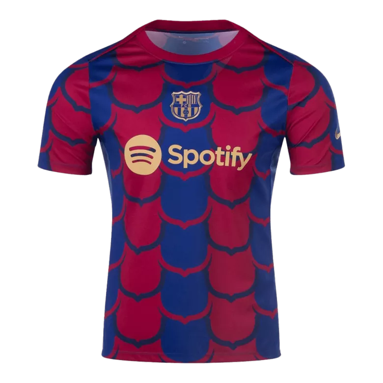Barcelona Pre-Match Soccer Jersey 2023/24 Red&Blue - vstockx