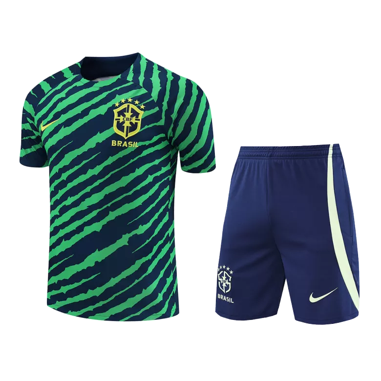 Brazil Pre-Match Jerseys Kit 2022 - vstockx