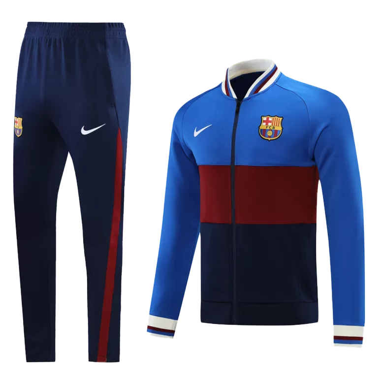 Barcelona Jacket Tracksuit 2021/22 Blue&Red - vstockx
