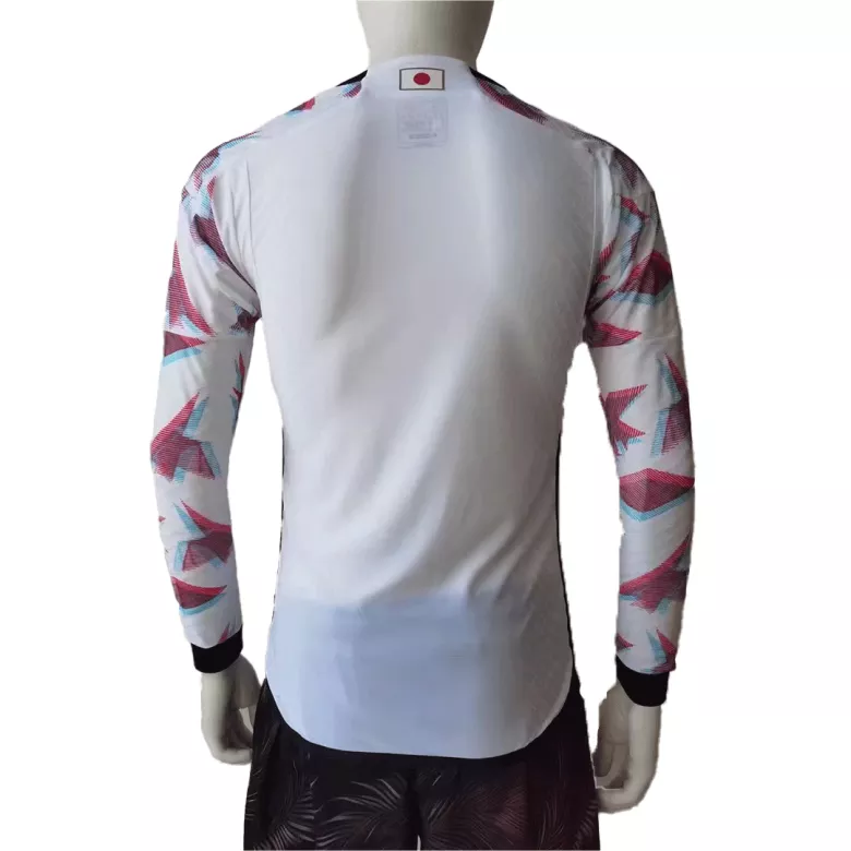 Authentic Japan Away Long Sleeve Soccer Jersey 2022 - vstockx