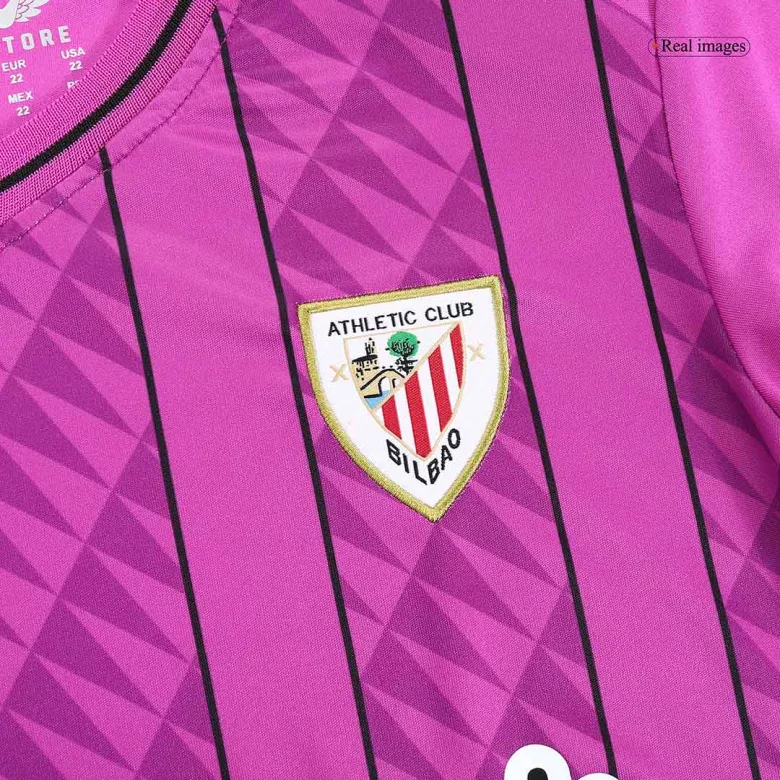 Athletic Club de Bilbao Goalkeeper Kids Soccer Jerseys Kit 2023/24 - vstockx