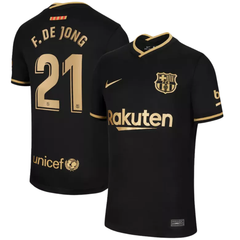 Frenkie de Jong #21 Barcelona Away Soccer Jersey 2020/21 - vstockx