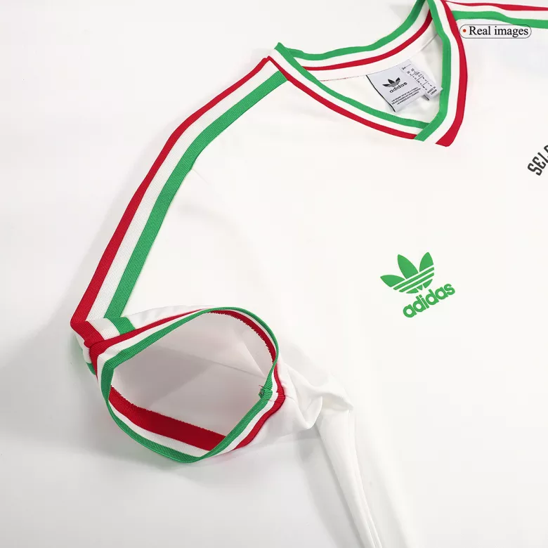 Mexico Remake Soccer Jersey 1985 White - vstockx