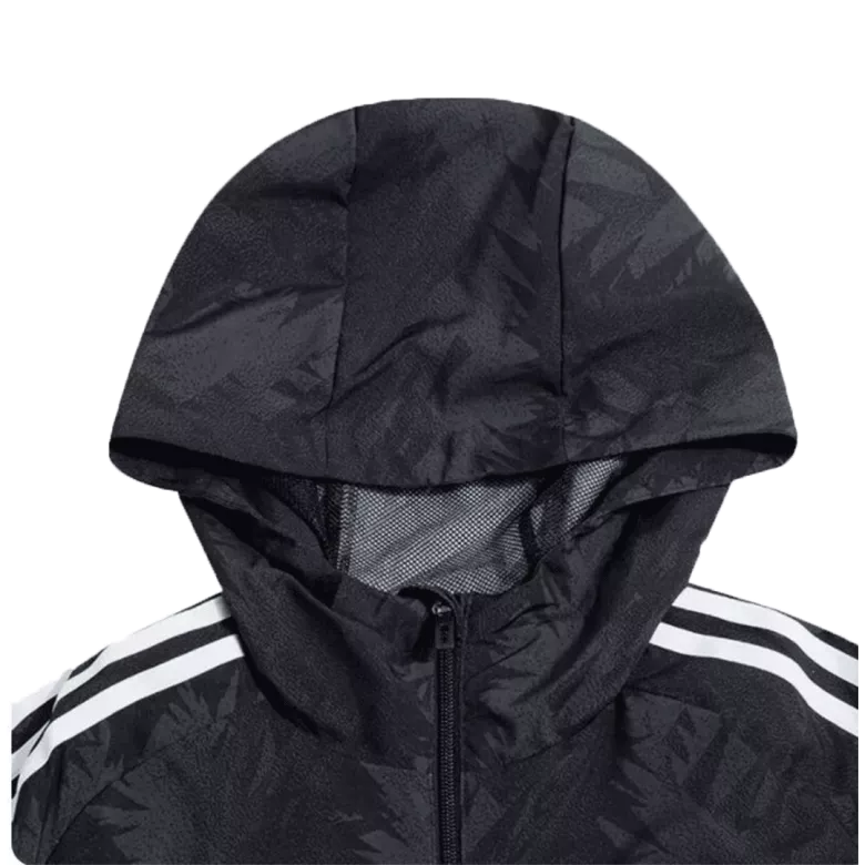 Juventus Hoodie Windbreaker Jacket 2022 - Black - vstockx