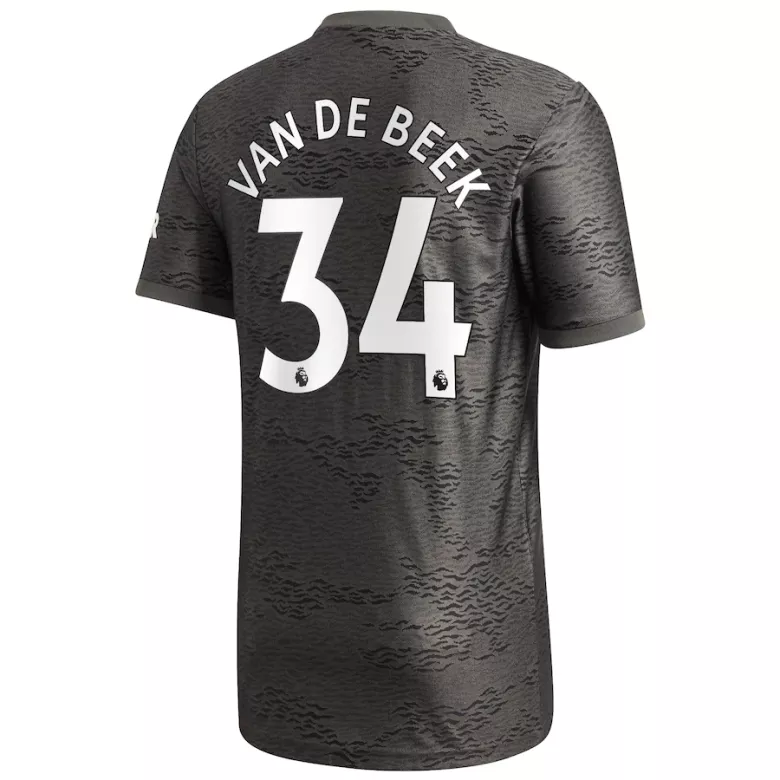 VAN DE BEEK #34 Manchester United Away Soccer Jersey 2020/21 - vstockx