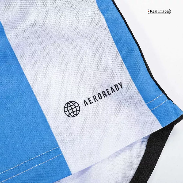 New MESSI #10 Argentina Three Stars Home 2022 Champion Jersey - vstockx