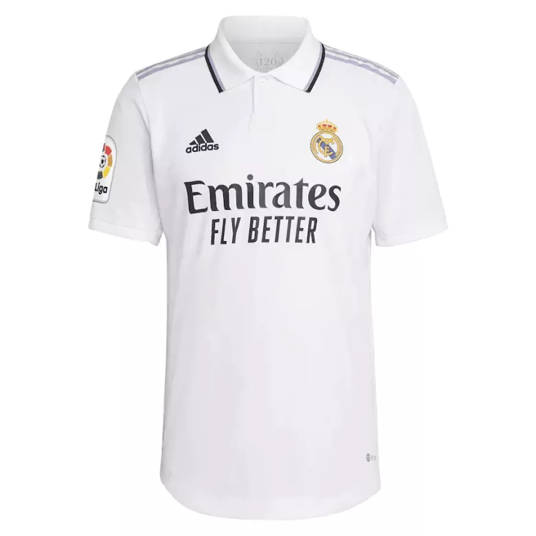 CHAMPIONS #14 Real Madrid Home Authentic Soccer Jersey 2022/23 - vstockx