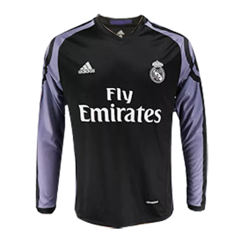 Vintage Soccer Jersey Real Madrid Third Away Long Sleeve 2016/17 - vstockx