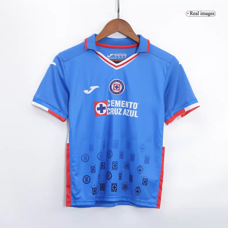 Cruz Azul Home Kids Soccer Jerseys Kit 2022/23 - vstockx