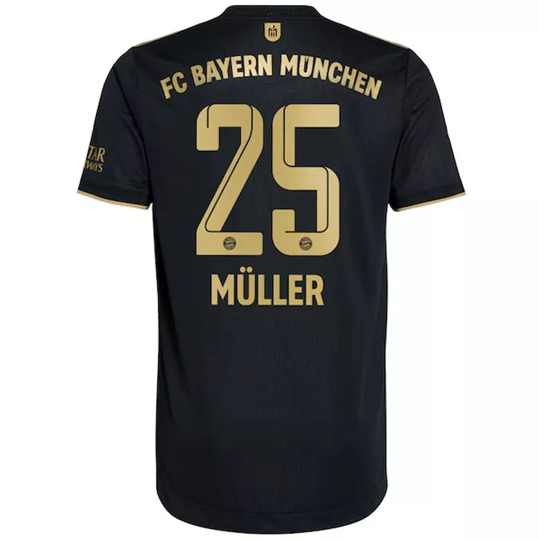 M��LLER #25 Bayern Munich Away Soccer Jersey 2021/22 - vstockx