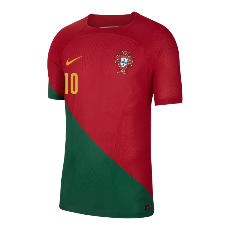 BERNARDO #10 Portugal Home Authentic Jersey World Cup 2022 - vstockx
