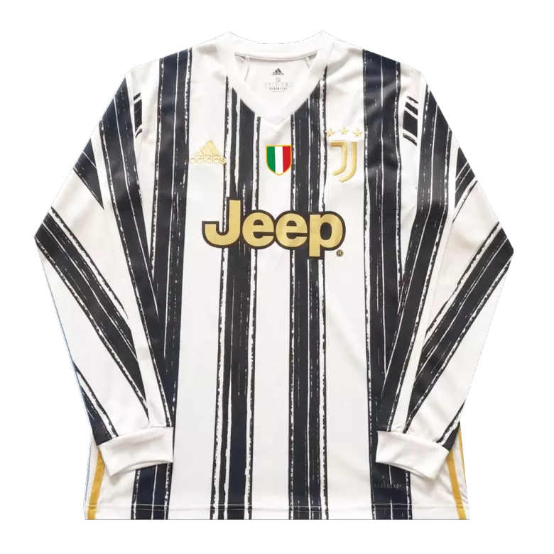 Juventus Home Long Sleeve Soccer Jersey 2020/21              �� - vstockx