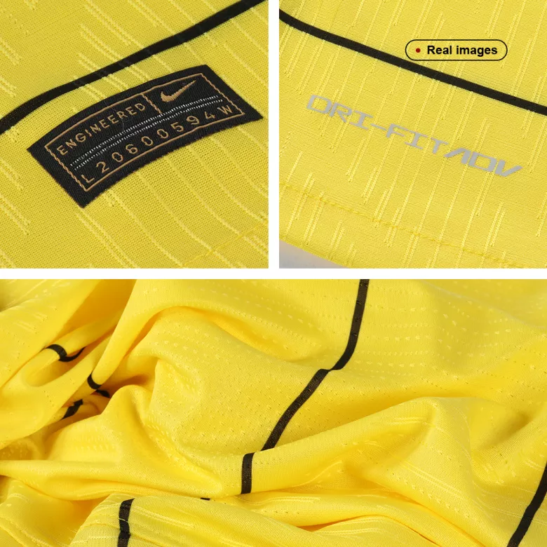 Authentic Chelsea Away Long Sleeve Soccer Jersey 2021/22 - vstockx