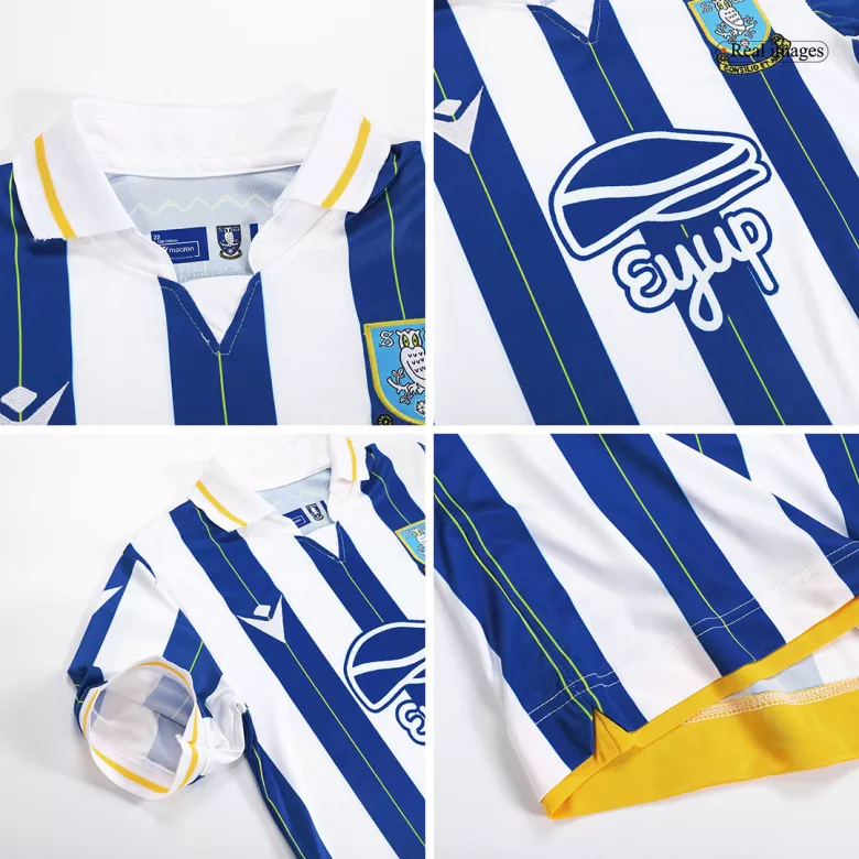 Sheffield Wednesday Home Kids Soccer Jerseys Kit 2023/24 - vstockx