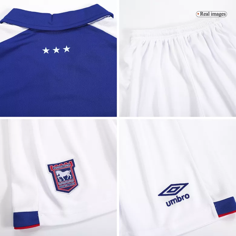 Ipswich Town Home Kids Soccer Jerseys Kit 2023/24 - vstockx