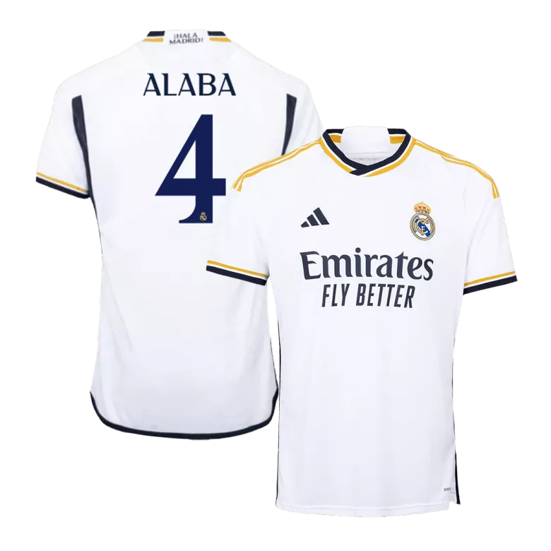 ALABA #4 Real Madrid Home Jersey 2023/24 - vstockx
