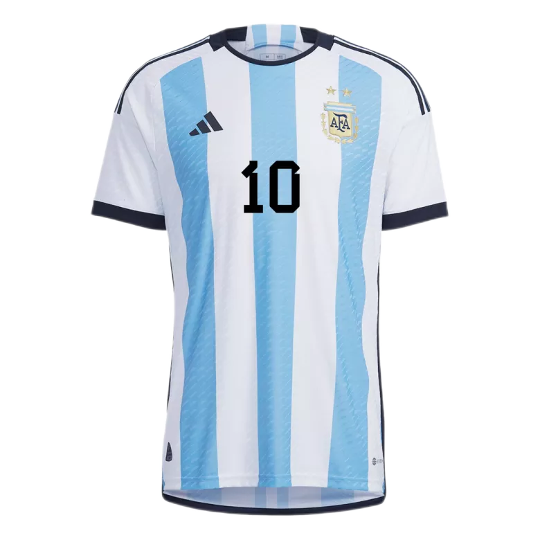 Messi #10 Argentina Home Authentic Soccer Jersey 2022 - vstockx
