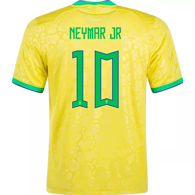NEYMAR JR #10 Brazil Home Jersey World Cup 2022 - vstockx