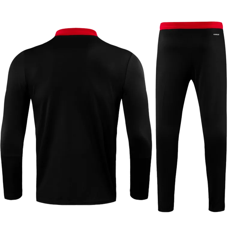 Manchester United 1/4 Zip Tracksuit 2021/22 Black - vstockx