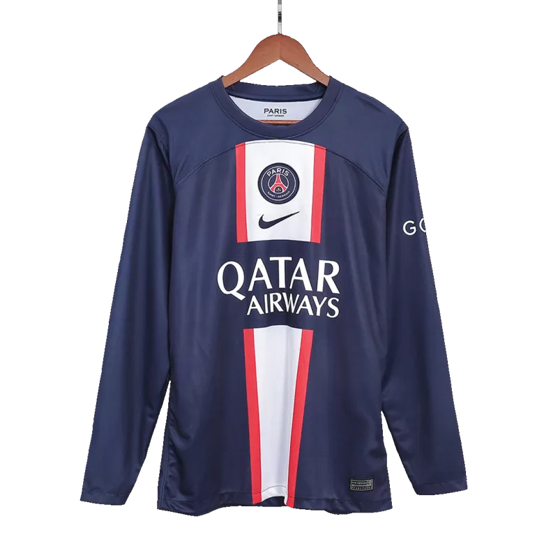 PSG Home Long Sleeve Soccer Jersey 2022/23 - vstockx