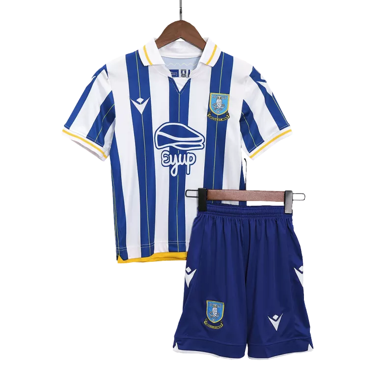 Sheffield Wednesday Home Kids Soccer Jerseys Kit 2023/24 - vstockx