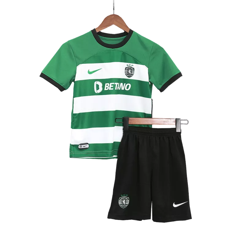 Sporting CP Home Kids Soccer Jerseys Kit 2023/24 - vstockx