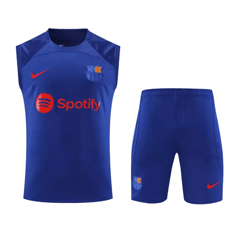 Barcelona Jerseys Sleeveless Training Kit 2023/24 - vstockx