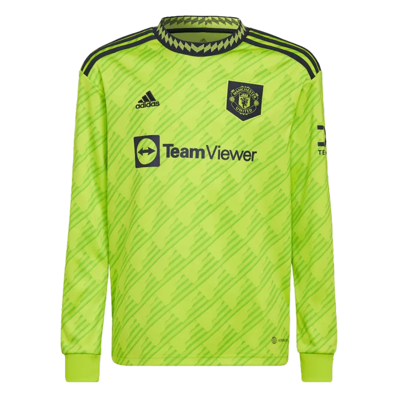 Ronaldo #7 Manchester United Third Away Long Sleeve Soccer Jersey 2022/23 - vstockx