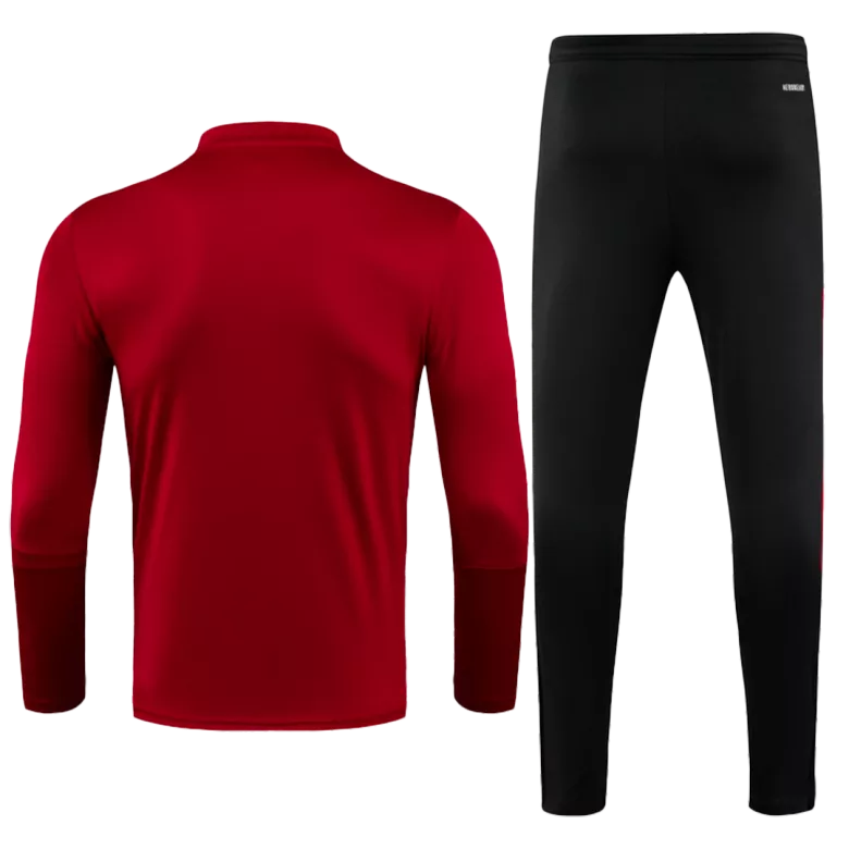 Bayern Munich 1/4 Zip Tracksuit 2021/22 Red - vstockx