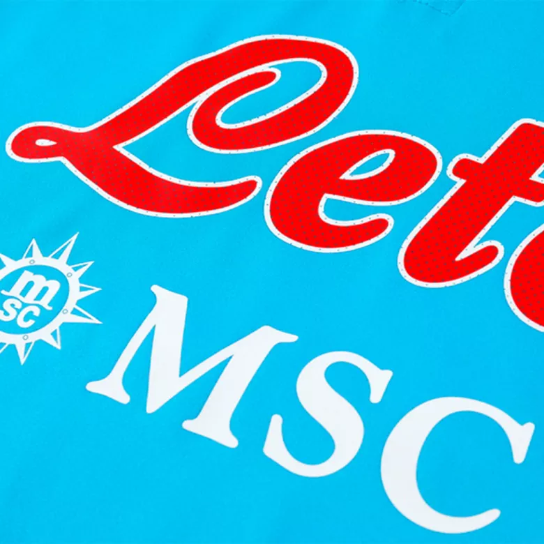 Napoli 1/4 Zip Tracksuit 2023/24 Kids Blue - vstockx