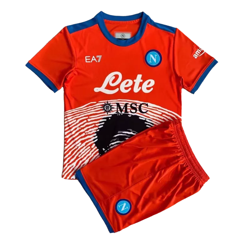 Napoli Kit 2021/22 By EA7 Kids - vstockx